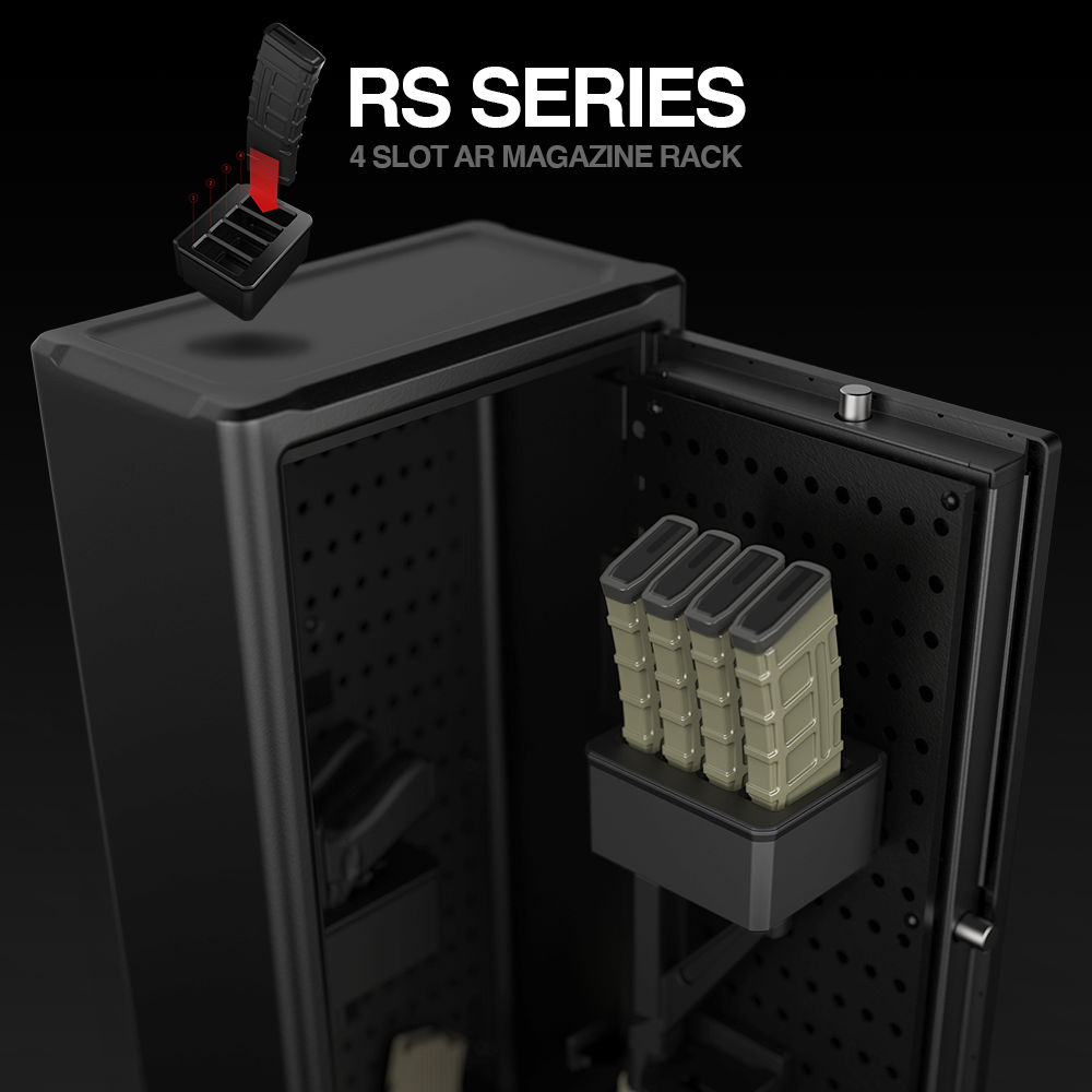 RS Series 4 Slot AR Magazine Rack